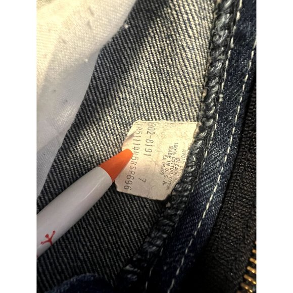 1970s Vintage Lee Riders Denim 5 Pocket Jeans, Union Label, Made in USA - Picture 6 of 13